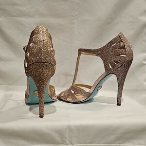 Betsy Johnson Glitter Heels